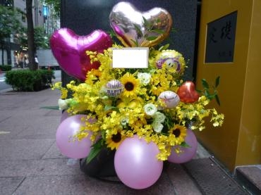 お誕生日、バルーンアレンジメント、御注文ありがとうございました。｜「銀座ニューフラワー」　（東京都中央区の花キューピット加盟店 花屋）のブログ
