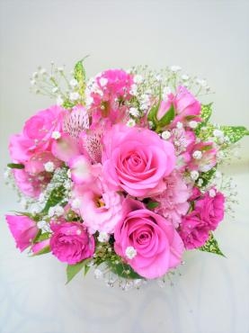 結婚記念日アレンジメント・ご注文ありがとうございました。｜「銀座ニューフラワー」　（東京都中央区の花キューピット加盟店 花屋）のブログ