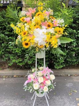 整骨院、開院祝いｽﾀﾝﾄﾞ・ご注文ありがとうございました。｜「銀座ニューフラワー」　（東京都中央区の花キューピット加盟店 花屋）のブログ