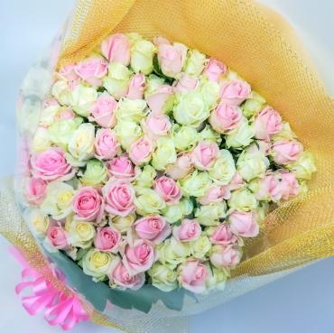 100歳・百寿祝バラ花束、ご注文頂き誠にありがとうございました。｜「銀座ニューフラワー」　（東京都中央区の花キューピット加盟店 花屋）のブログ