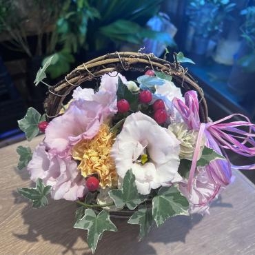 結婚記念日アレンジメント、お買い上げありがとうございました。｜「銀座ニューフラワー」　（東京都中央区の花キューピット加盟店 花屋）のブログ