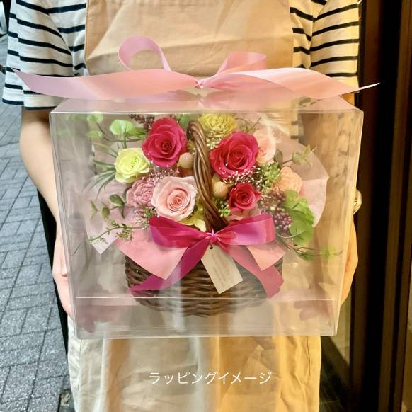 ローズバスケット ナチュラル レッド【P-239】