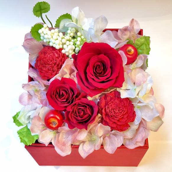 ローズＢＯＸパレット　レッド【P-241】