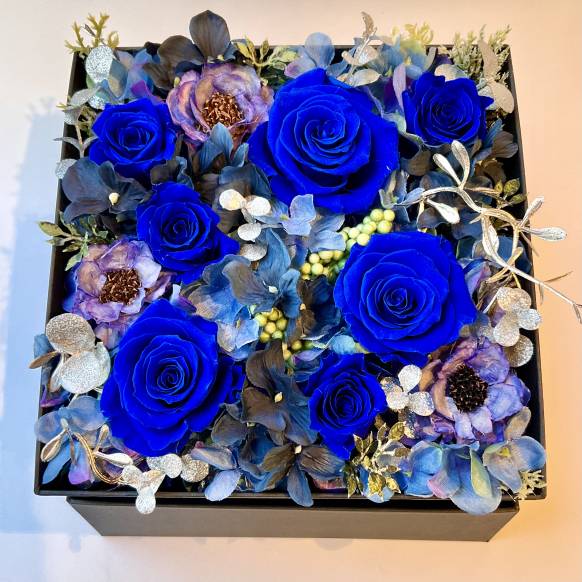 ローズＢＯＸエレガント　ブルー【P-256】