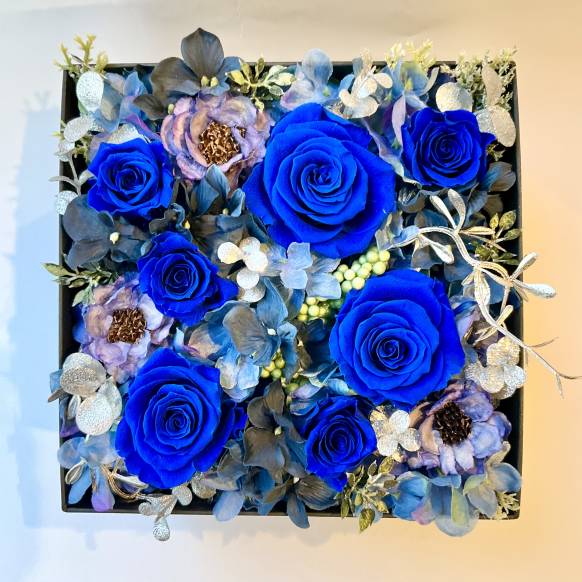 ローズＢＯＸエレガント　ブルー【P-256】