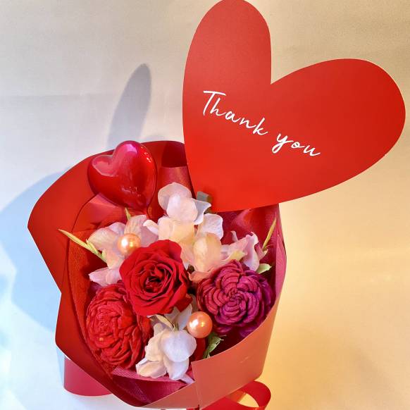 サンキューブーケ　レッド【P-263】