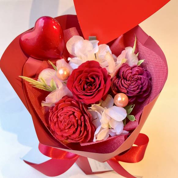 サンキューブーケ　レッド【P-263】